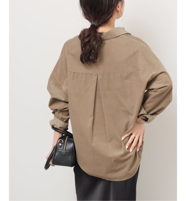 JOURNAL STANDARD relume「《追加予約》コットンコーデュロイオーバーサイズシャツ」|シャツ・ブラウス|