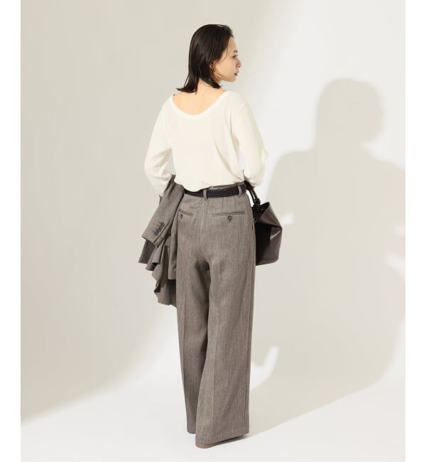 JOURNAL STANDARD「《予約》SATIN TWEED ワイドパンツ」|その他|