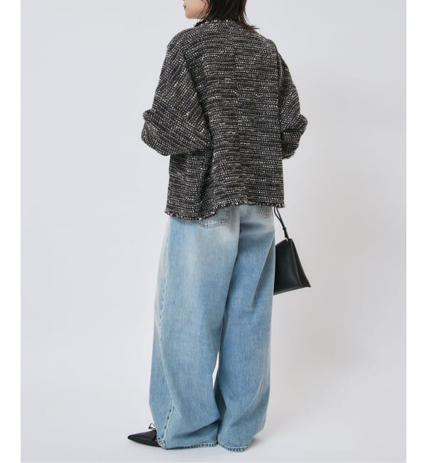 journal standard L'essage「《追加予約》【一部店舗＆WEB限定】GIOLICAツイードドルマンスリーブジャケット」|ノーカラージャケット|