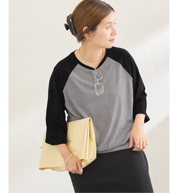 JOURNAL STANDARD「アセテートベロアラグランT」|Tシャツ・カットソー|