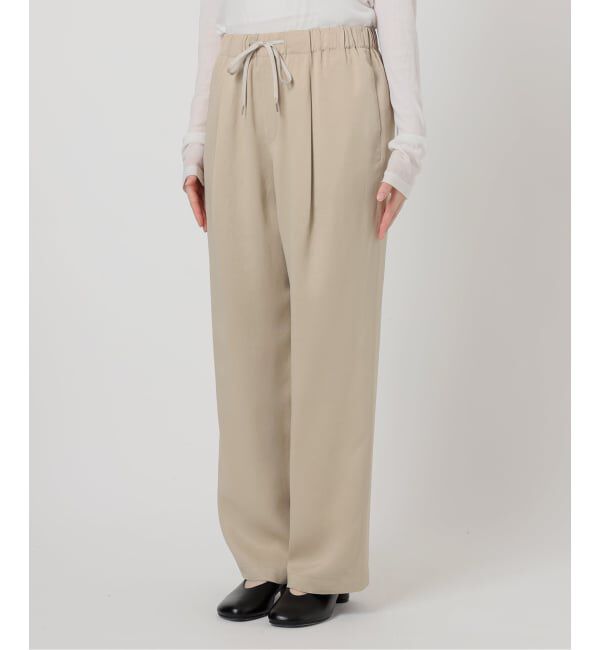 Spick and Span「《WEB限定 / 追加》ワッシャーサテンイージーパンツ」|その他|