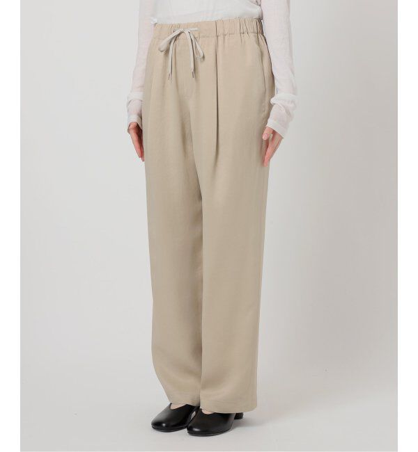 Spick and Span「《WEB限定 / 追加》ワッシャーサテンイージーパンツ」|その他|