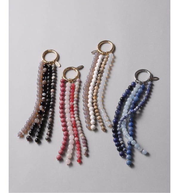 Spick and Span「【SAMH by LILAS】ジェムフリンジバッグチャーム PK」|その他|