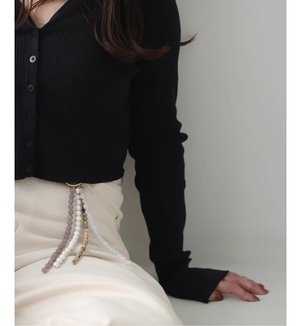 Spick and Span「【SAMH by LILAS】ジェムフリンジバッグチャーム NR」|その他|