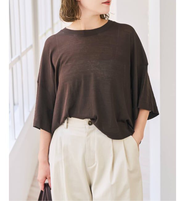 Spick and Span「《別注カラー有り》upper hights/アッパーハイツ SHORELINE WIDE TEE*」|Tシャツ・カットソー|
