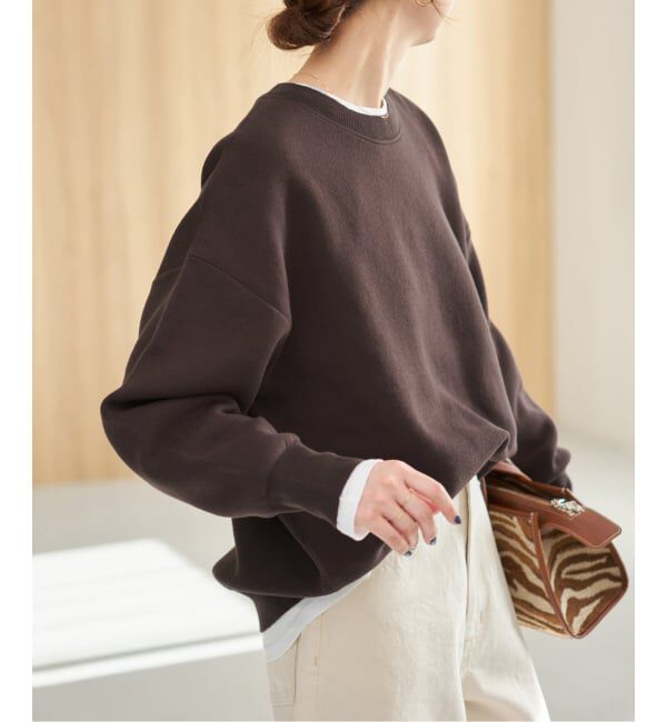 Spick and Span「《一部店舗+WEB限定 / 追加予約》2枚SET ルーズニット&カット」|ニット・セーター|ブラウン
