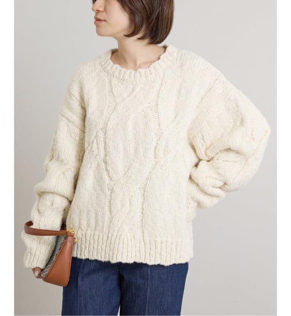 U by SPICK&SPAN「《予約》ケーブルニット」|ニット・セーター|