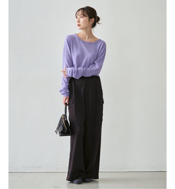 NOBLE「《予約》2WAYクロップドニットプルオーバー」|ニット・セーター|