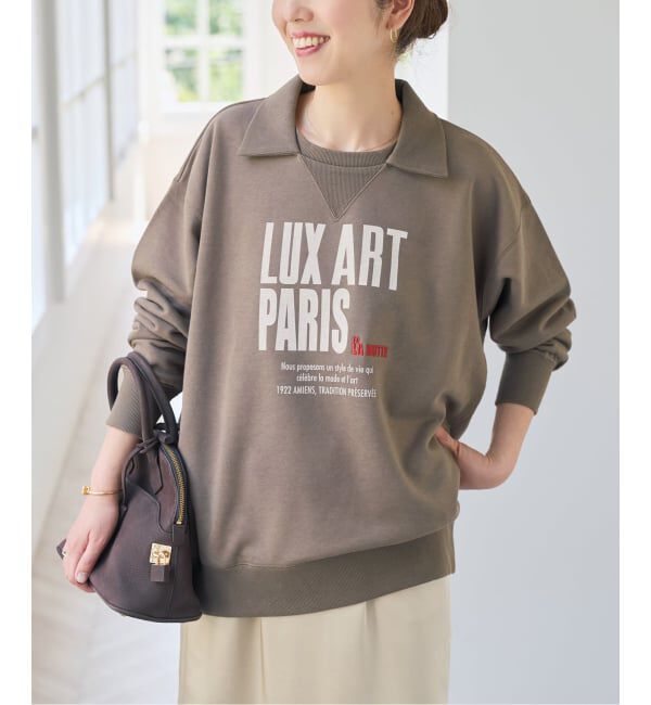 Spick and Span「《別注 / 予約》La Hutte / ラ・ユット 襟付きスウェット*」|スウェット・ジャージ|