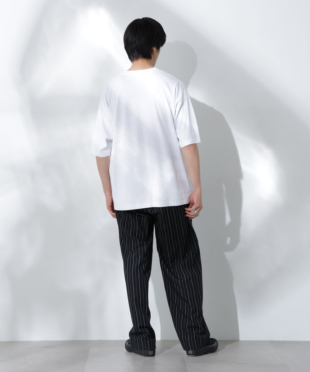 nano･universe「Anti Soaked(R)  汗染み防止 クルーネック ビッグシルエットTシャツ」|Tシャツ・カットソー|