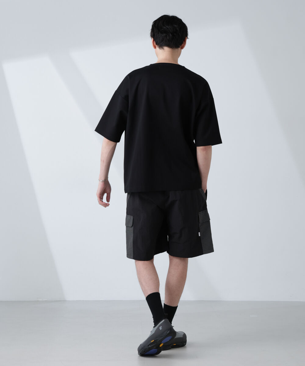NANO universe「「NJ/CLUB」モクロディ ボートネック ビッグＴシャツ」|Tシャツ・カットソー|