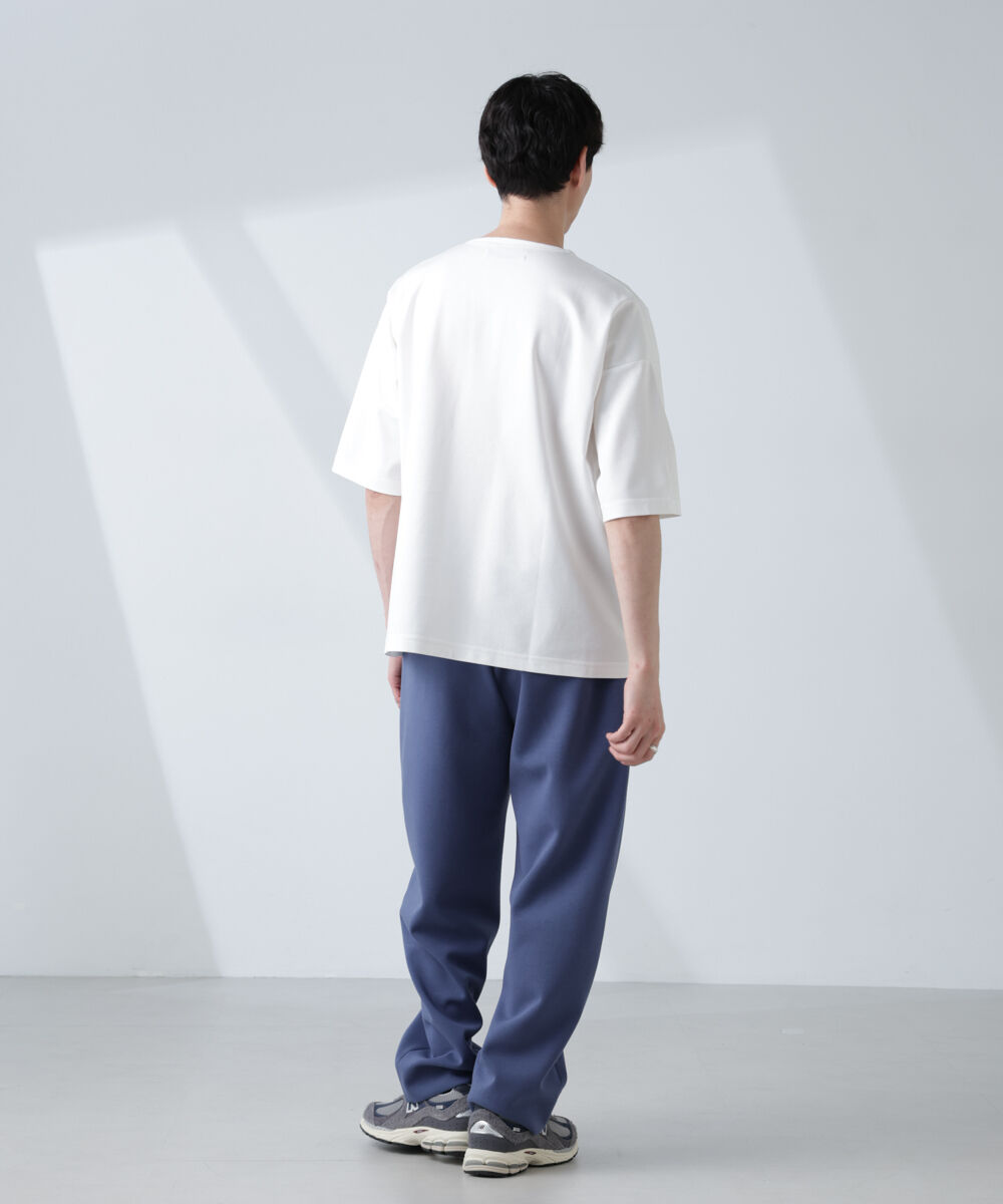 NANO universe「「NJ/CLUB」モクロディ ボートネック ビッグＴシャツ」|Tシャツ・カットソー|