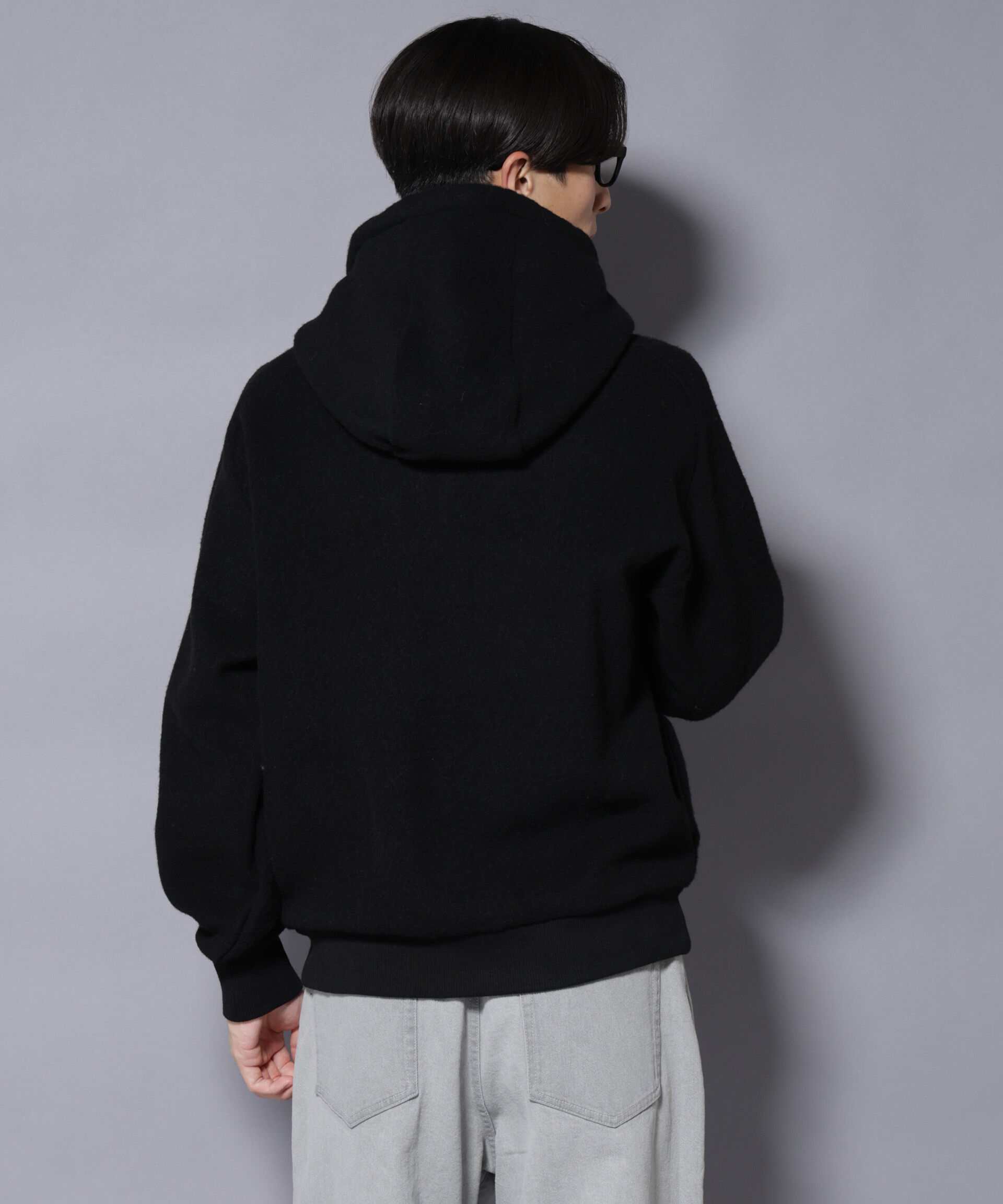 NANO universe「MIYATA&times;NANO JAPANMADE ウール/コットン パーカー」|Tシャツ・カットソー|