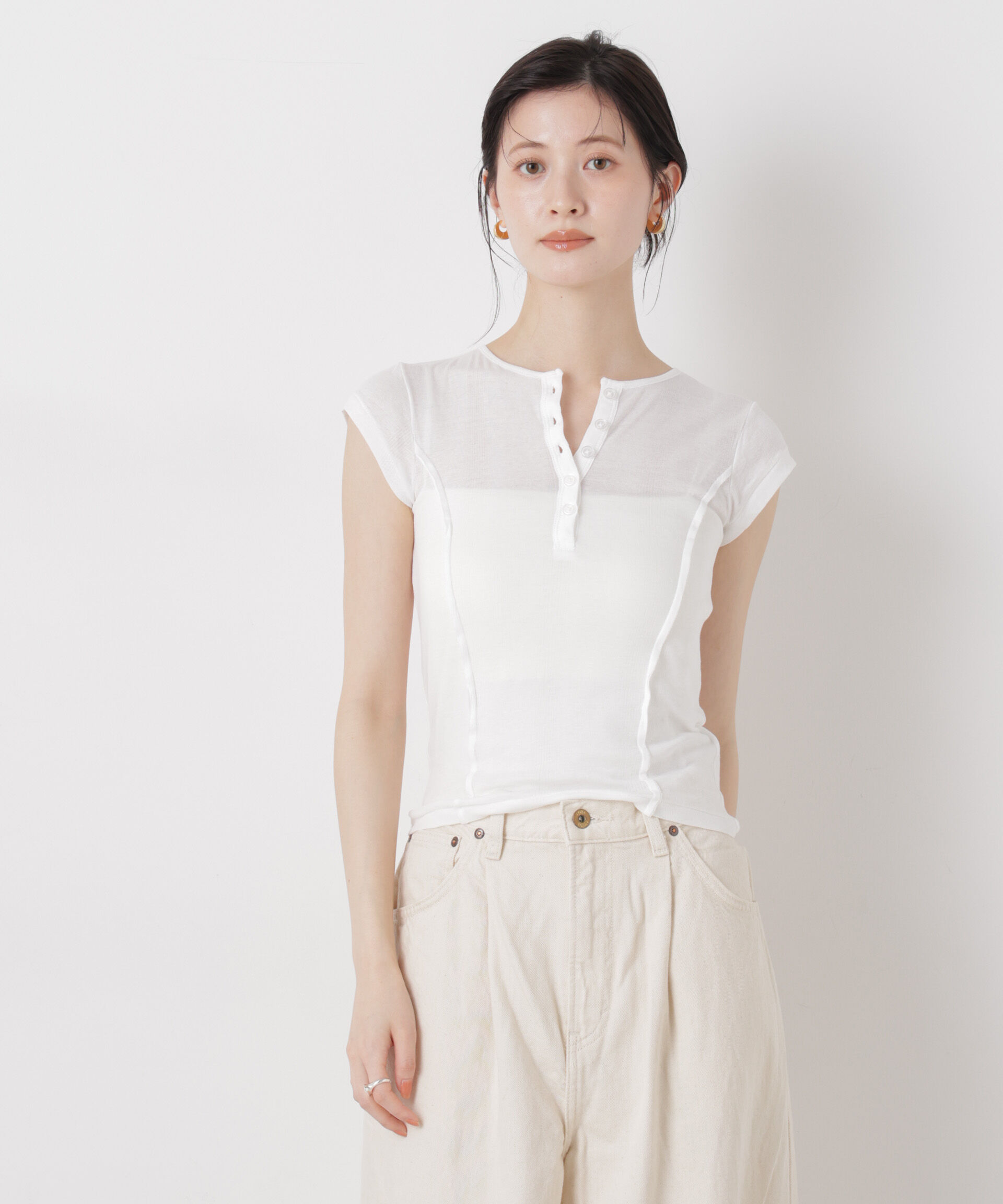 NANO universe「Robert P. Miller/LightPrib Henly S/S Tee 」|Tシャツ・カットソー|