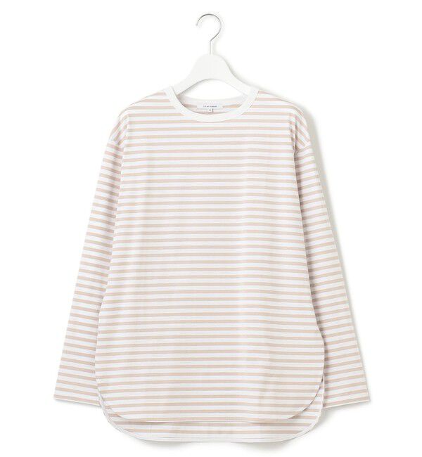 23区「【大好評素材/洗える】コットンベアジャージー ロング Tシャツ」|Tシャツ・カットソー|