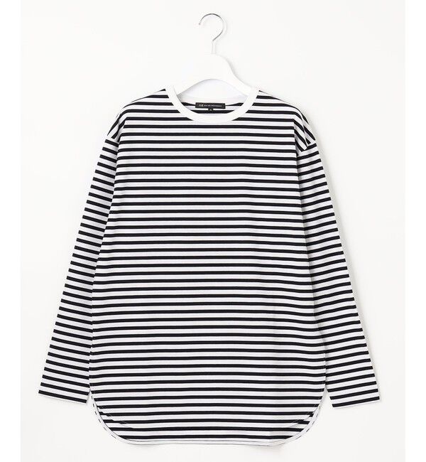 23区「【大好評素材/洗える】コットンベアジャージー ロング Tシャツ」|Tシャツ・カットソー|
