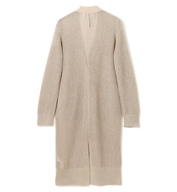 BEIGE,「【ロングセラー・新色追加】OPTICAL / ペーパーヤーンシアーロングカーディガン」|カーディガン|