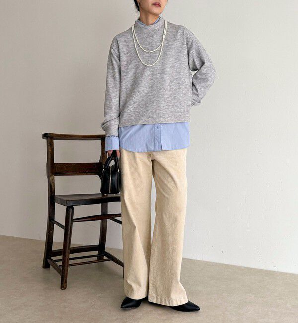 fredy emue「ニットソークロップドプルオーバー」|Tシャツ・カットソー|