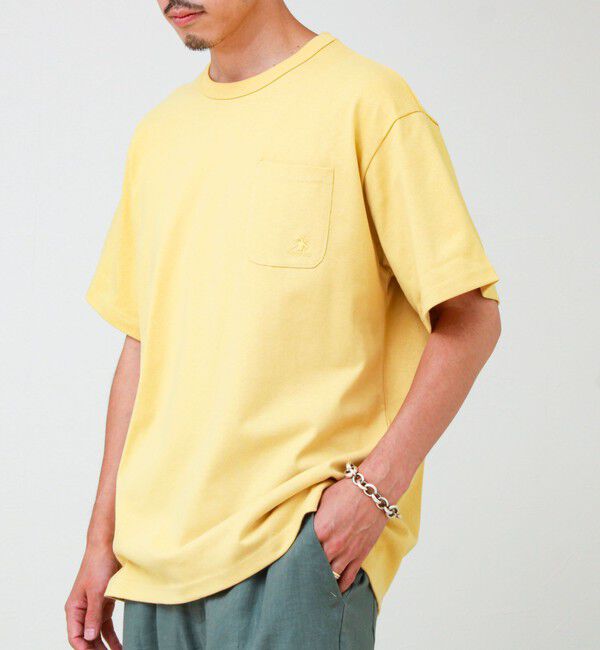 GLOSTER「【GEVACO/ゲバコ】ベーシックオープンエンド天竺ポケット刺繍Tシャツ」|Tシャツ・カットソー|