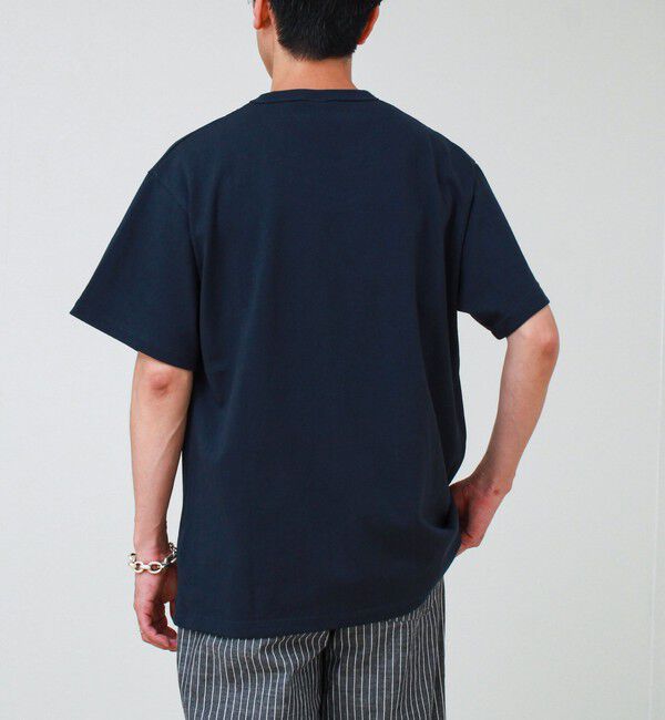 GLOSTER「【GEVACO/ゲバコ】ベーシックオープンエンド天竺ポケット刺繍Tシャツ」|Tシャツ・カットソー|