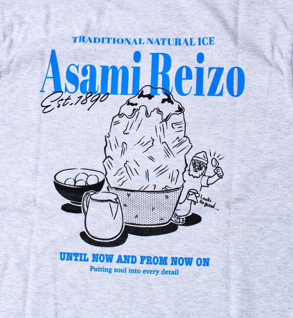 FREDY MAC「【Duckster&times;阿左美冷蔵】コラボ かき氷と白玉Tシャツ ユニセックス」|Tシャツ・カットソー|