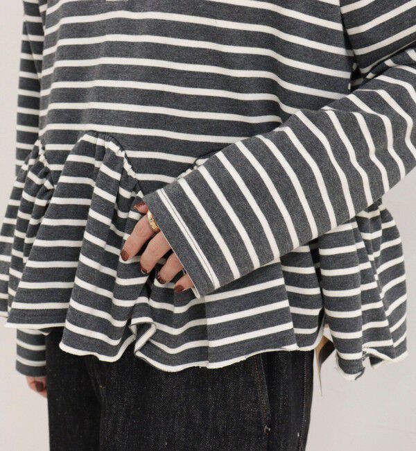 fredy emue「フリルヘムラガープルオーバー」|Tシャツ・カットソー|