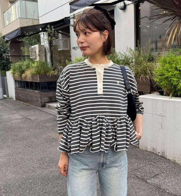 fredy emue「フリルヘムラガープルオーバー」|Tシャツ・カットソー|