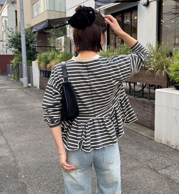 fredy emue「フリルヘムラガープルオーバー」|Tシャツ・カットソー|