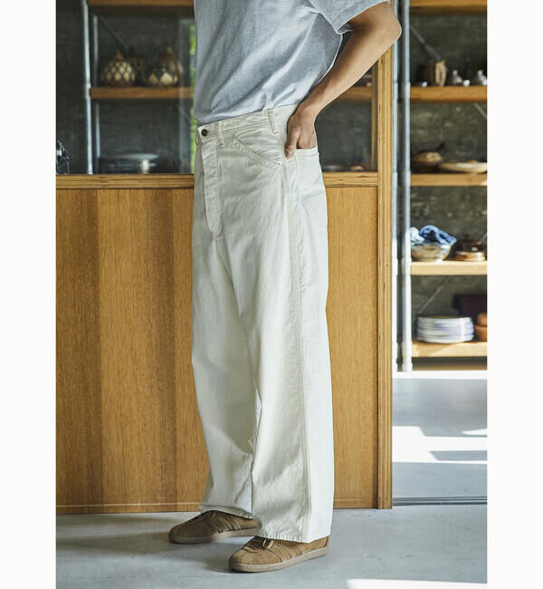  「orSlow | WIDE FIT 30'S PAINTER PANTS MEN」|デニム|