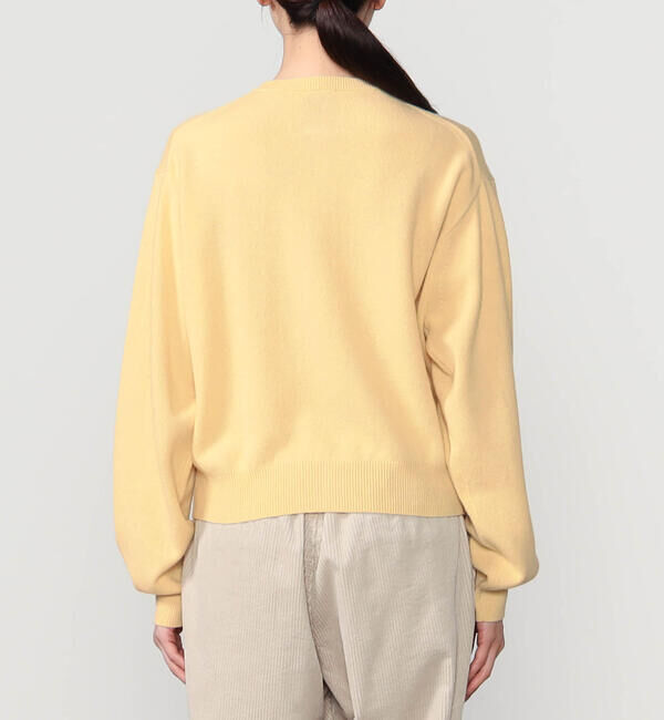 DANTON「DANTON | ラムウール クルーネックカーディガン WOMEN」|ニット・セーター|