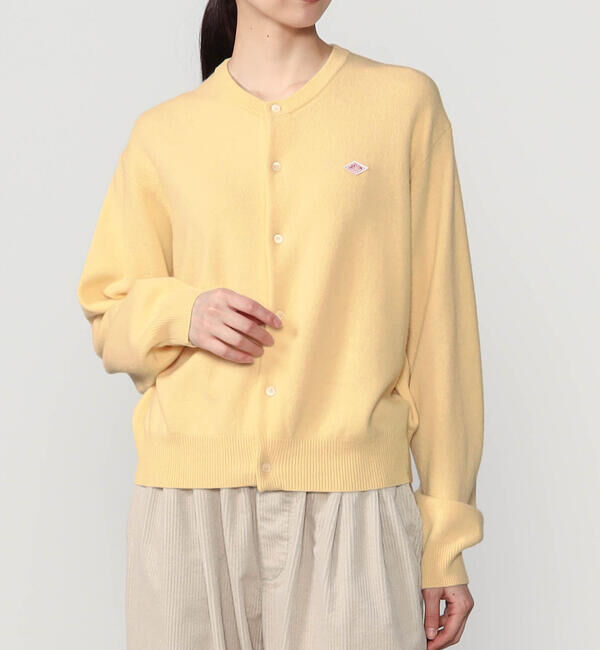 DANTON「DANTON | ラムウール クルーネックカーディガン WOMEN」|ニット・セーター|