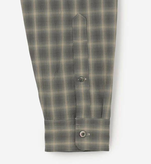 GYMPHLEX「Gymphlex | レギュラーカラー 長袖シャツ CHECK MEN」|シャツ・ブラウス|