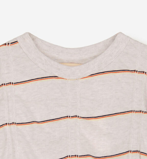  「MEYAME | 〈別注〉コットン ボーダー長袖プルオーバー WOMEN」|Tシャツ・カットソー|