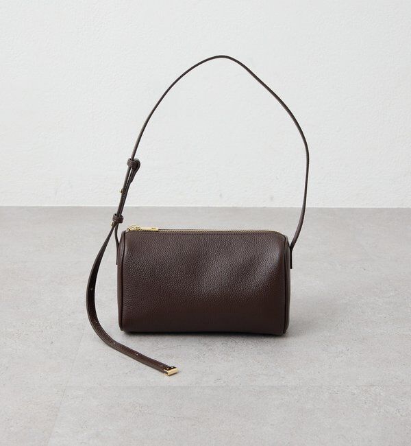  「【牛革/２WAY/500mlペットボトル】シュリンクリンオーバルショルダーバッグ」|トートバッグ|