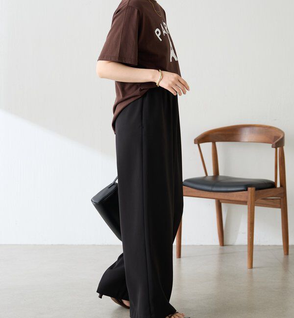  「【AMOU/アムー】パリロゴTシャツ」|Tシャツ・カットソー|