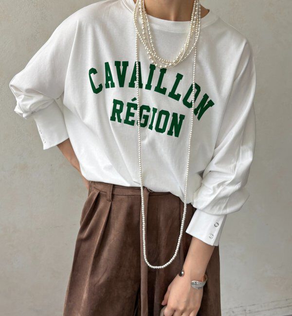  「CAVAILLON REGIONドルマンプリントロンTEE」|Tシャツ・カットソー|