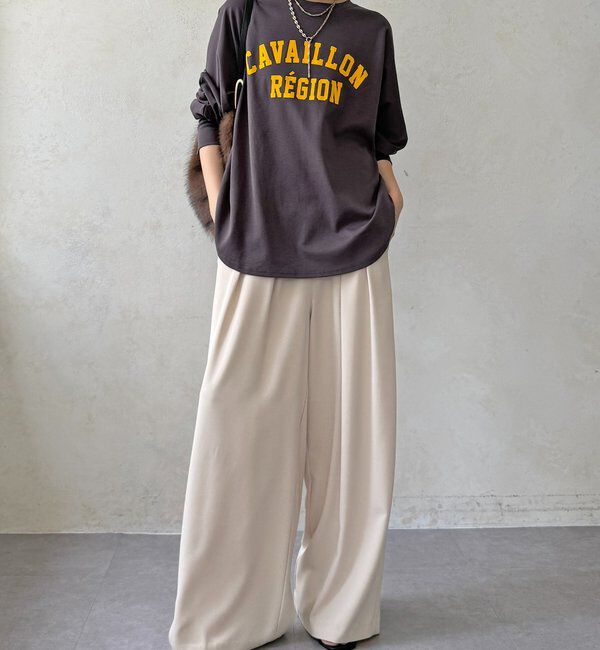  「CAVAILLON REGIONドルマンプリントロンTEE」|Tシャツ・カットソー|