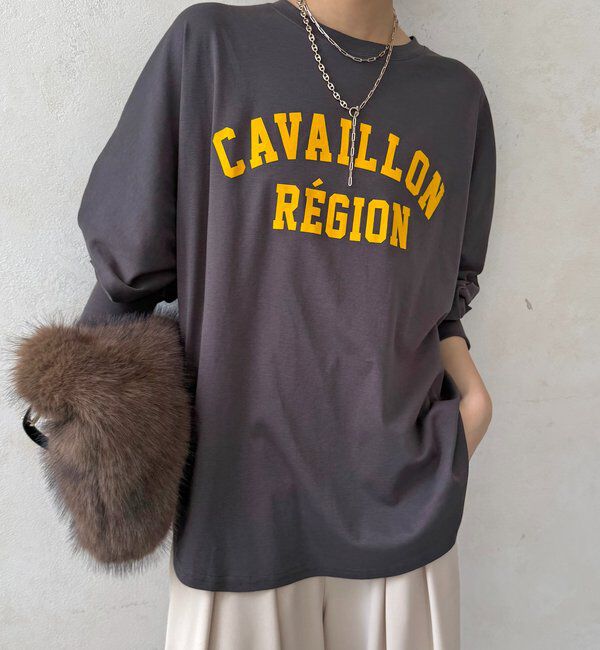  「CAVAILLON REGIONドルマンプリントロンTEE」|Tシャツ・カットソー|