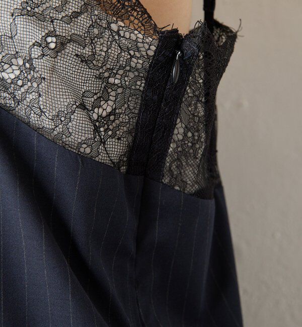  「梳毛レースドレス」|ワンピース|