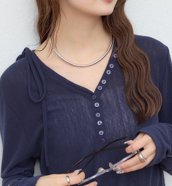  「サイドスリットヘンリーカットソー」|Tシャツ・カットソー|