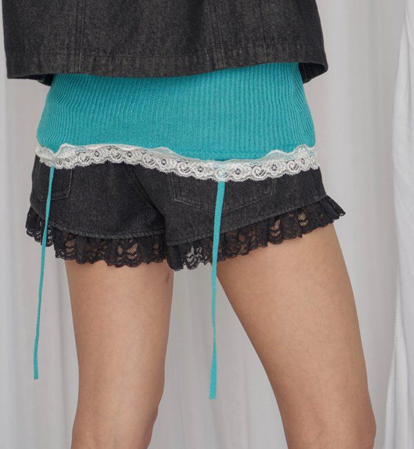  「【26AW LOOK掲載品番・WEB限定カラーあり】ツイルレースマイクロショーツ」|チノ|