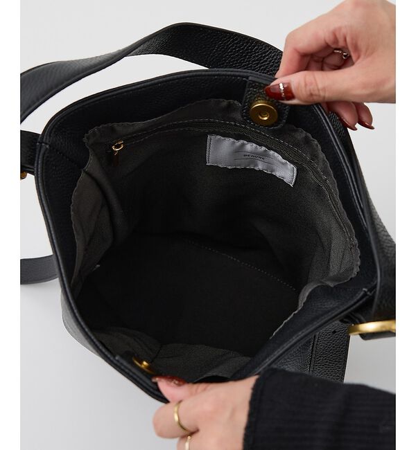 collex「【WEB限定】【Beau're/ヴュレ】Design Buckle Bucket」|ショルダー・メッセンジャー|
