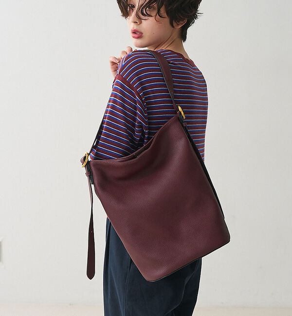 collex「【WEB限定】【Beau're/ヴュレ】Design Buckle Bucket」|ショルダー・メッセンジャー|