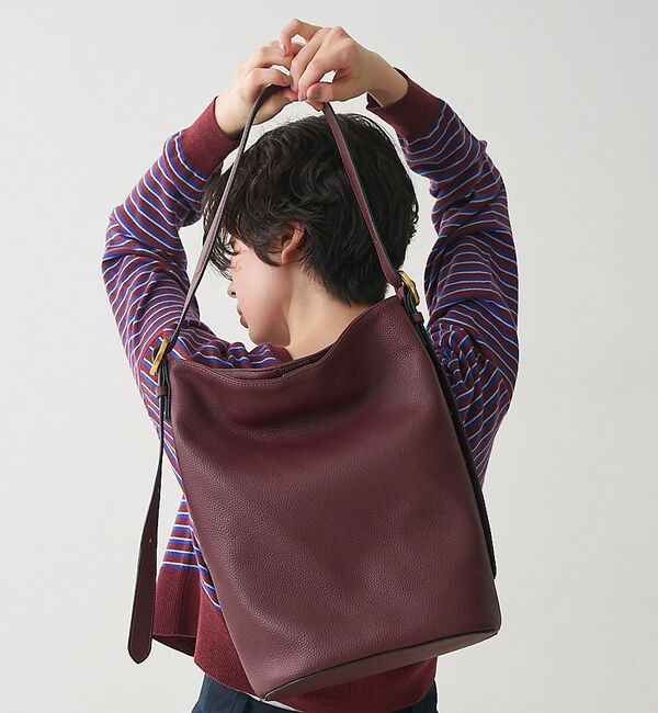 collex「【WEB限定】【Beau're/ヴュレ】Design Buckle Bucket」|ショルダー・メッセンジャー|