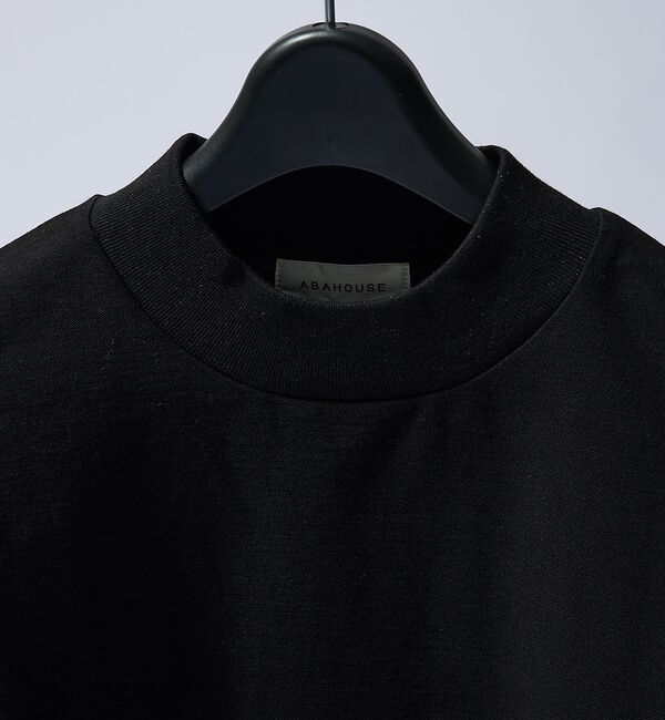 ABAHOUSE「【接触冷感】モックネック Tシャツ / COVEROSS(R)」|Tシャツ・カットソー|