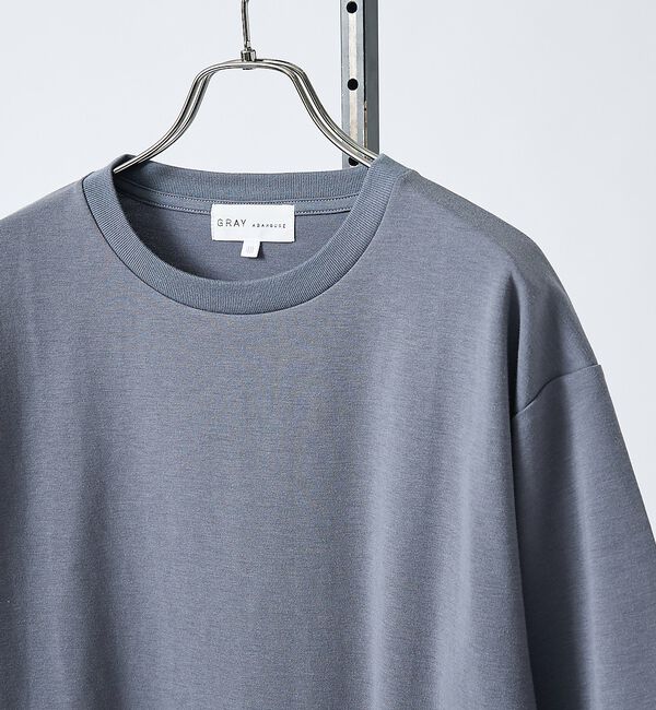 ABAHOUSE「【抗菌防臭/UVカット】シルキーポンチ 半袖Tシャツ」|Tシャツ・カットソー|