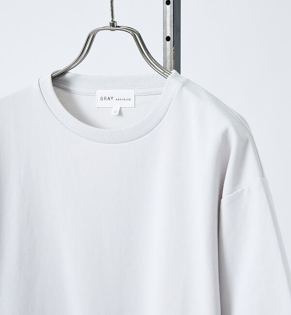 ABAHOUSE「【抗菌防臭/UVカット】シルキーポンチ 半袖Tシャツ」|Tシャツ・カットソー|
