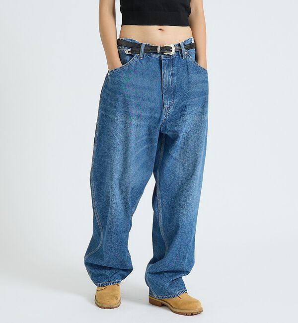 ABAHOUSE「【BIG MAC / ビッグマック】DENIM PAINTER PANTS /デ」|デニム|インディゴ