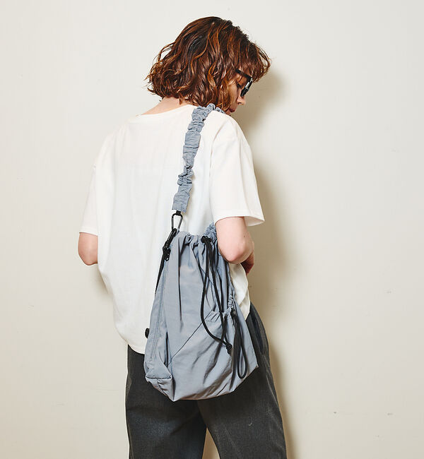 LOWELL things「●SOEUR/フリルハンドルショルダーバッグ」|ショルダー・メッセンジャー|グレー