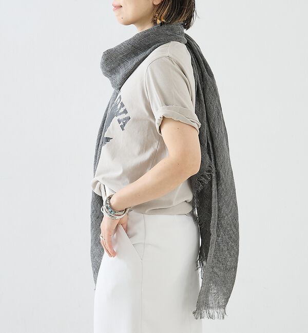 The Store by C' 「【PAOLO MARIANI】Virgilio Scarf／ストール75&times;200」|マフラー|